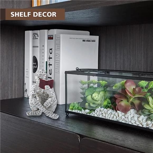 HomeDecor Pulp Reading Women Thinker Statue Aesthetic Sculpture RoomDecor Modern - Picture 4 of 6